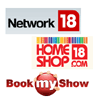 Network18's digital content &amp; e-com revenues slip 3.2% QoQ; HomeShop18 revenues up 210%, BookMyShow up 45% YoY