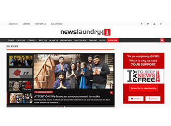 Digital media startup Newslaundry gets funding from Omidyar, others