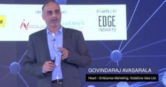 Govindaraj Avasarala, Vodafone Idea Ltd. addressing startups at TechCircle.Live, Mumbai